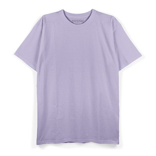 Unisex Regular Fit Crew Neck T-shirt: Lavender