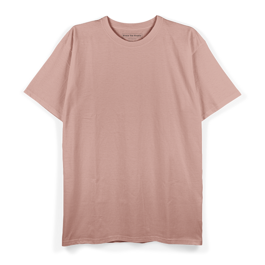 Unisex Regular Fit Crew Neck T-shirt: Quicksand
